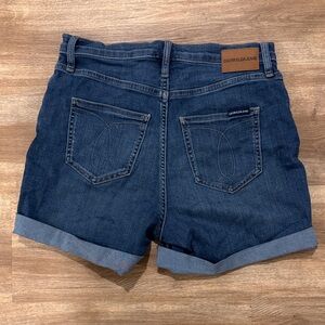 Calvin Klein Dark Blue Jean Shorts
